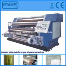 Full automatic Jumbo roll material high speed slitting and rewinding machine